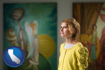 art museum with California icon