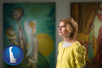 art museum with Delaware icon