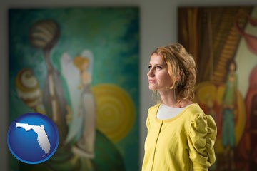 art museum with Florida icon