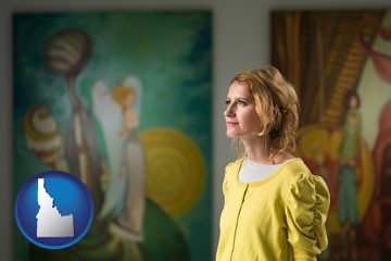 art museum with Idaho icon