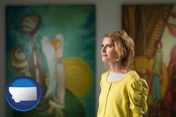 art museum with Montana icon