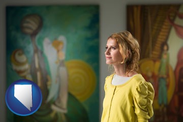 art museum with Nevada icon