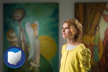 art museum with Ohio icon