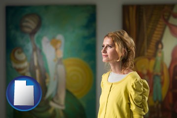 art museum with Utah icon
